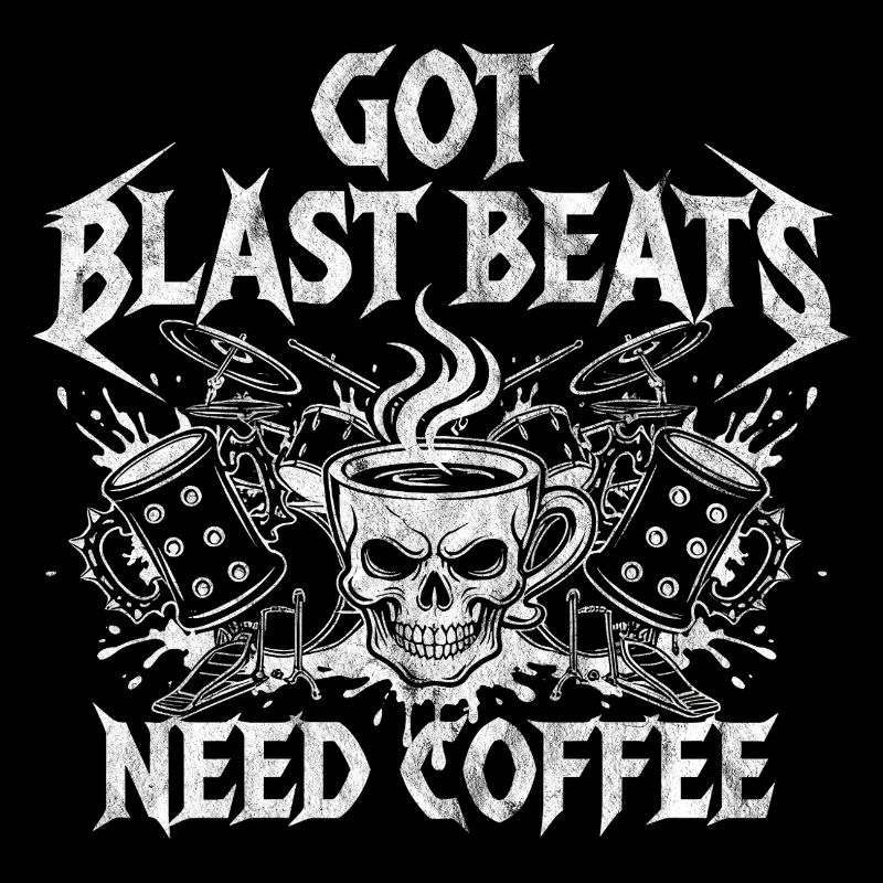 Le café rencontre les blast beats