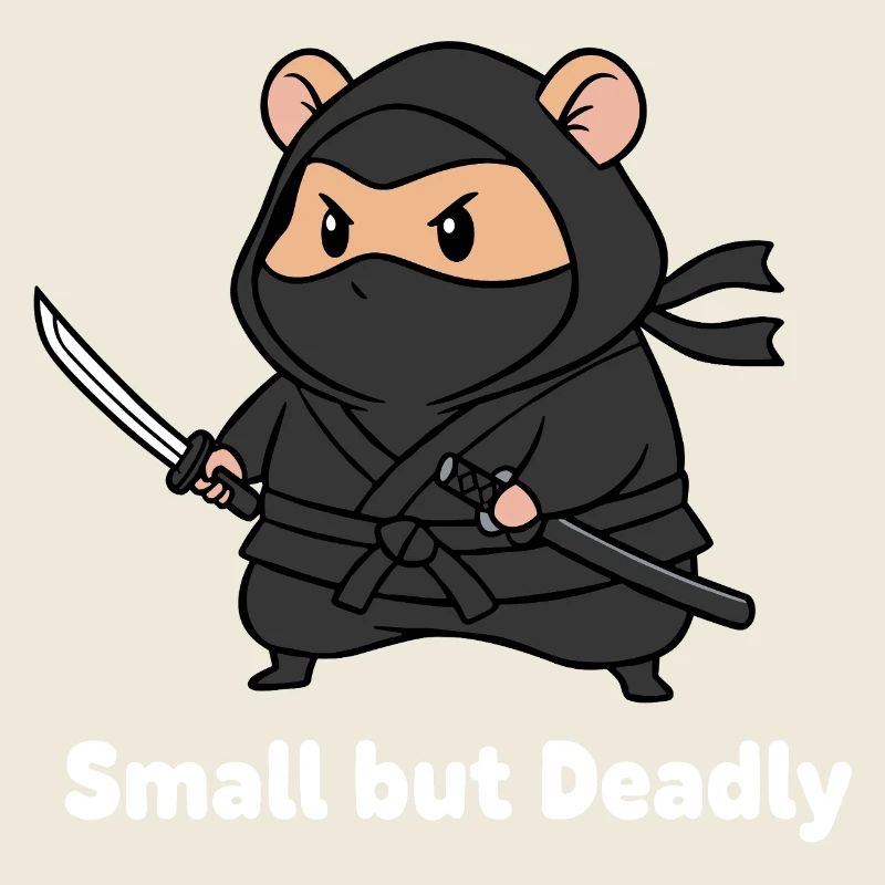 Petit ninja avec épée