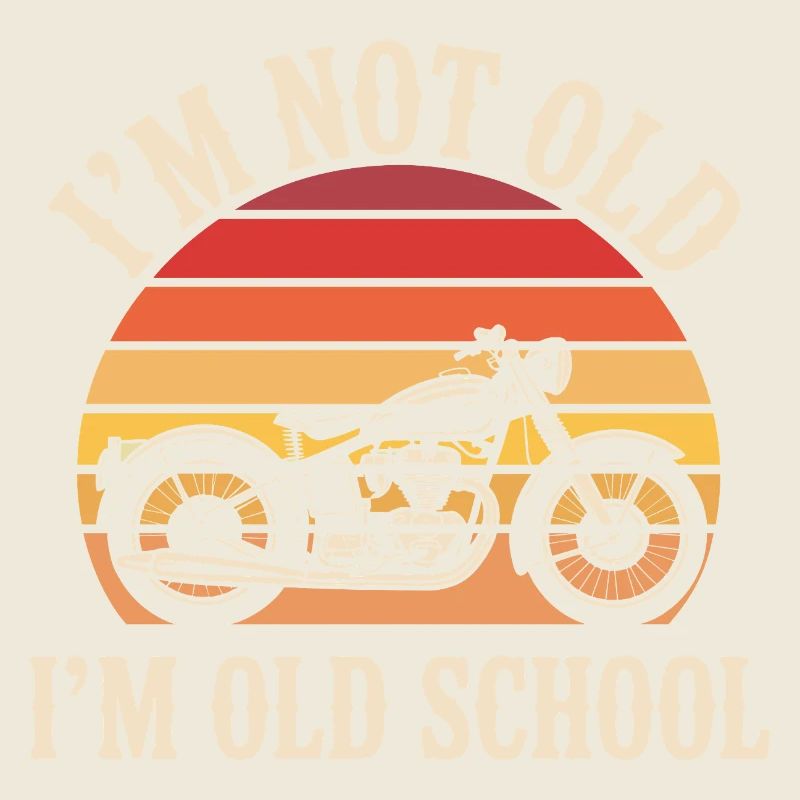 Biker Motorrad Biker Ich bin nicht alt