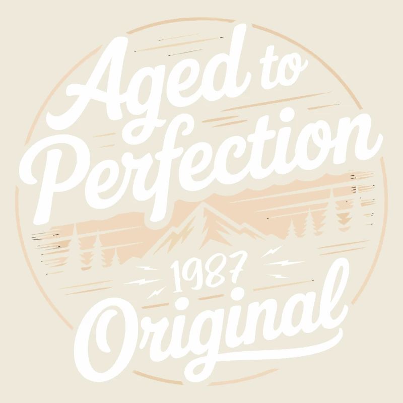 Jahrgang 1987 geboren Retro Original 1987