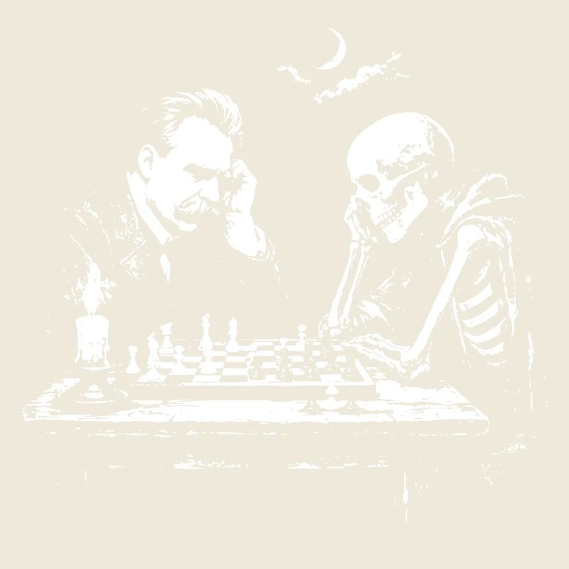 Nietzsche joue aux échecs avec Skeleton