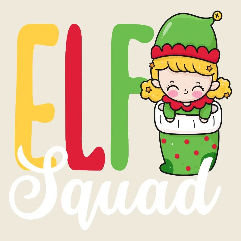 Escouade d’Elfes Mignonne Elfe de Noël