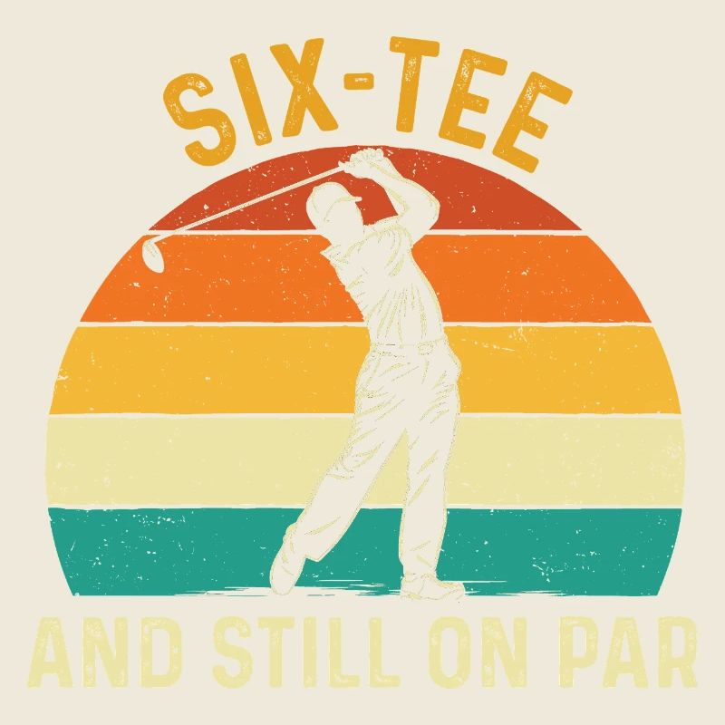 Sechs Abschlag immer noch auf Par, 60. Golf-Geburtstag.