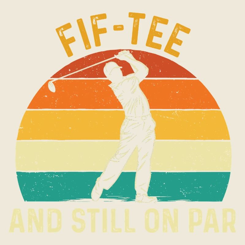 Fif Tee toujours en Par 50e anniversaire de golf
