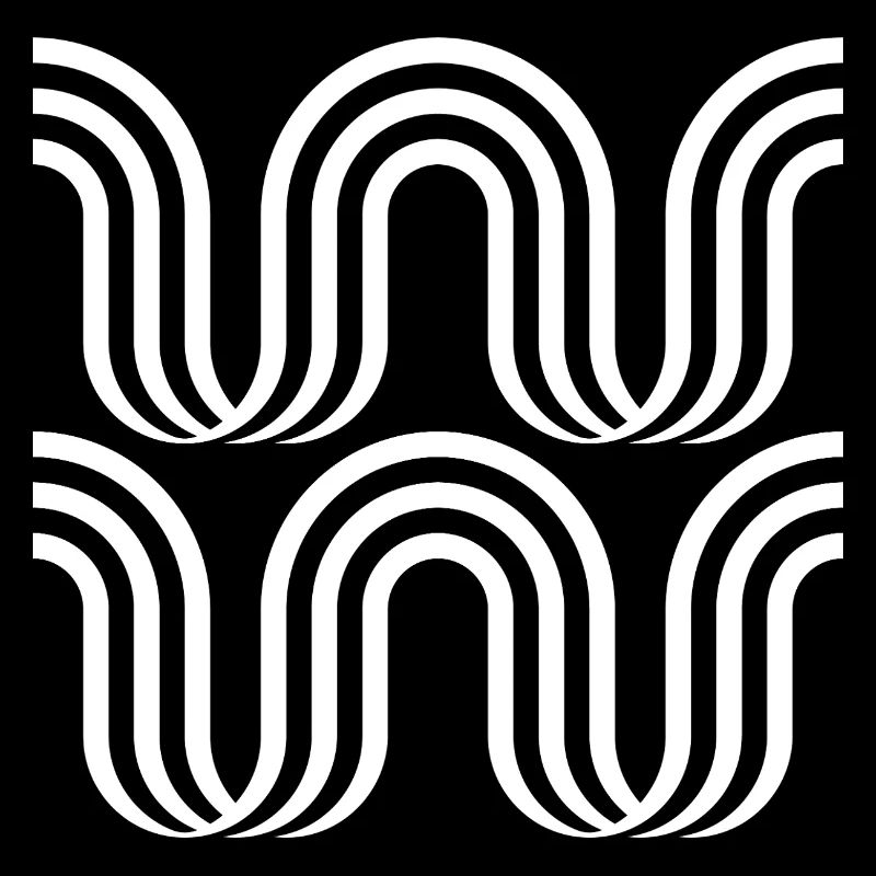 Monochrome Waves Embrace