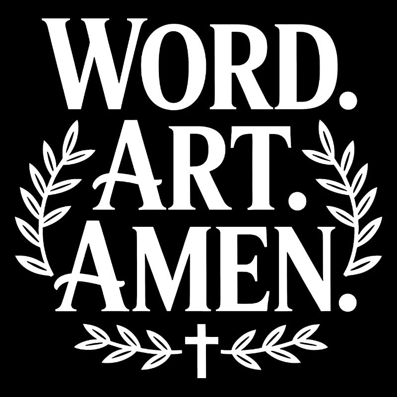 Graphisme Amen Logo Word Art