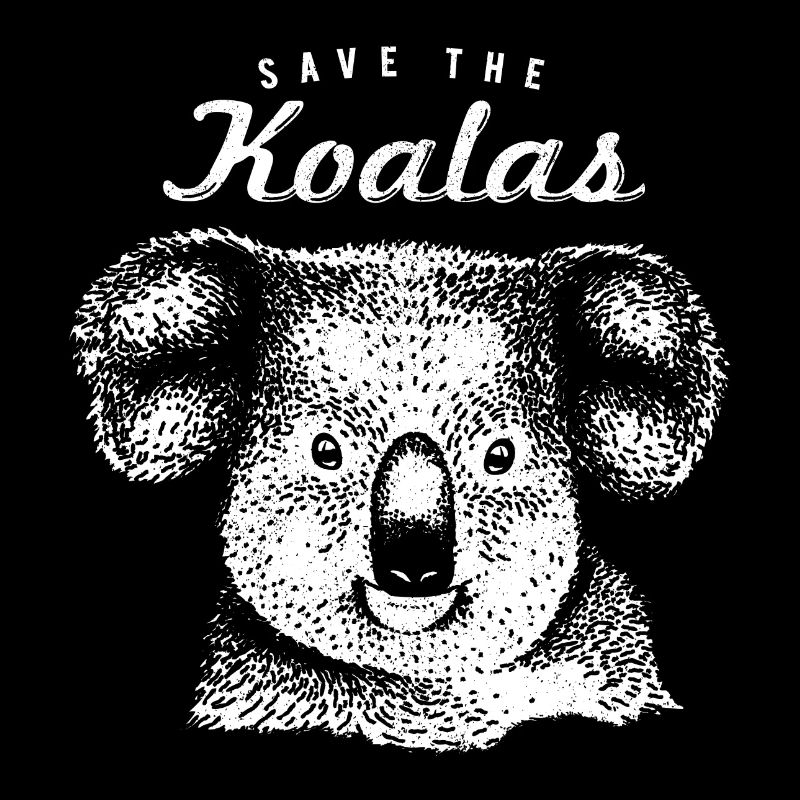 Save The Koalas White