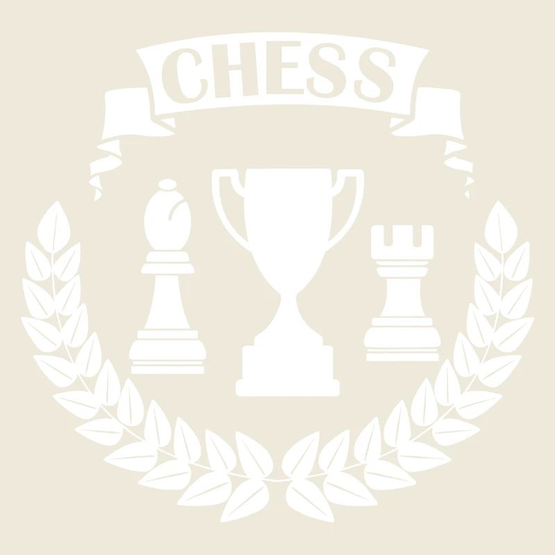 Chess cup white