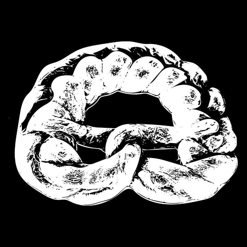 Vintage pretzel