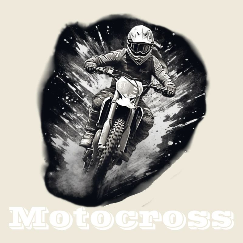 Motocross blanc