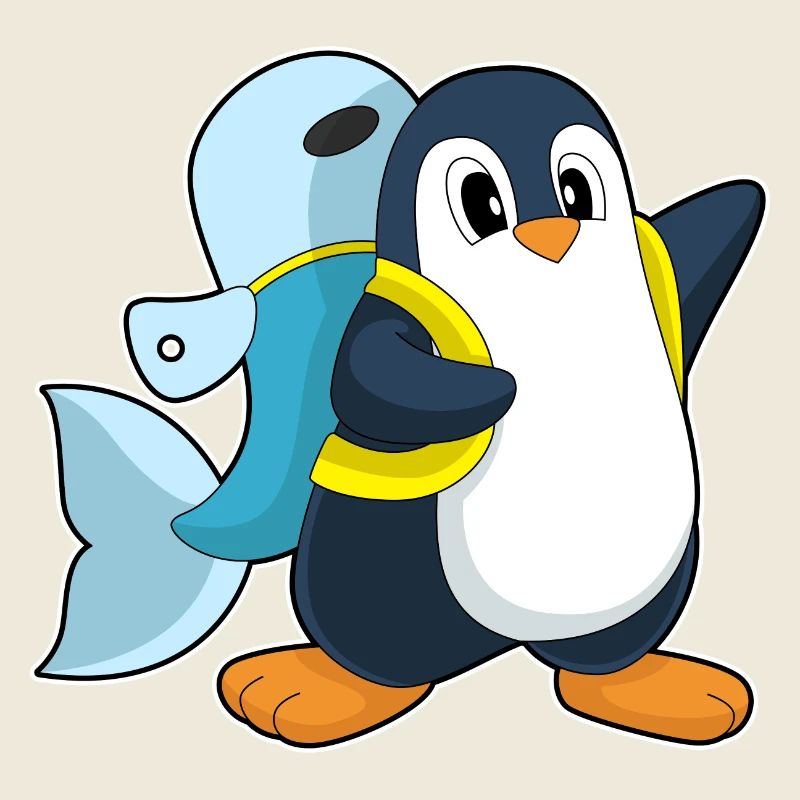 Penguin Student Backpack School