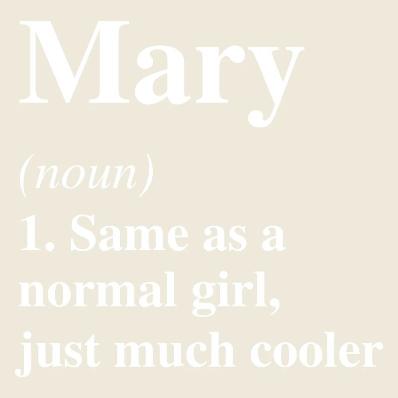 Mary Définition Cool Nom Dire Cadeau
