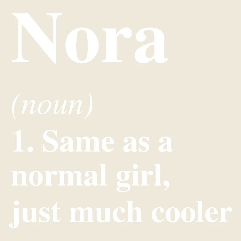 Nora Définition Cool Nom Dicton Cadeau
