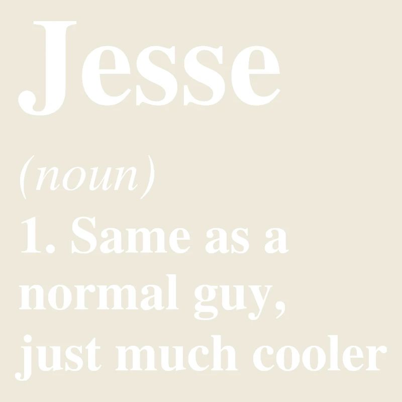 Jesse Definition Cooler Name Spruch Geschenk