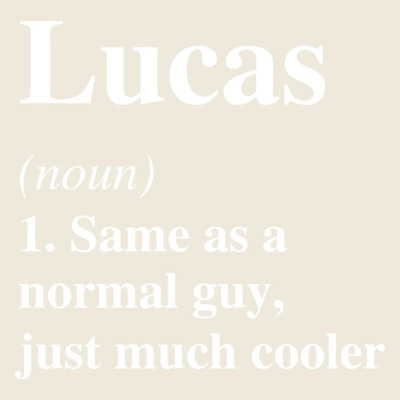 Lucas Définition Cool Nom Dire Cadeau