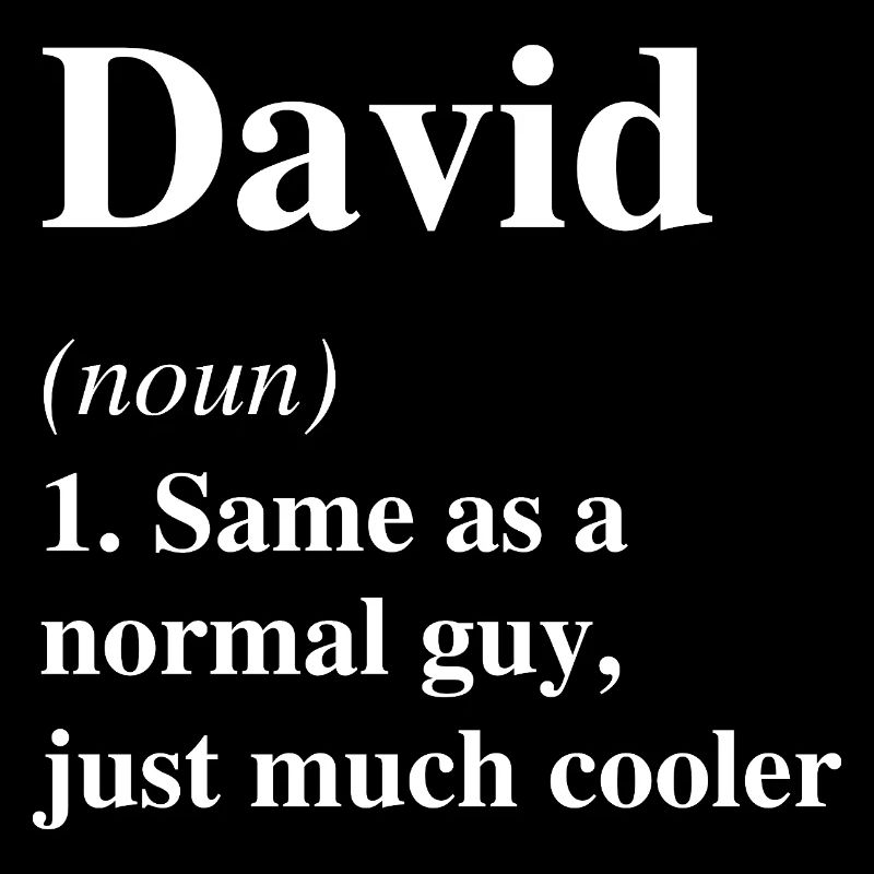 David Définition Cool Nom Dicton Cadeau