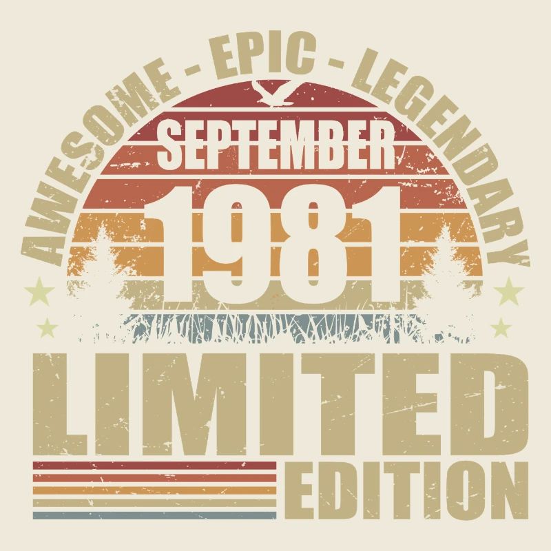 1981 septembre 1981 Anniversaire septembre 1981