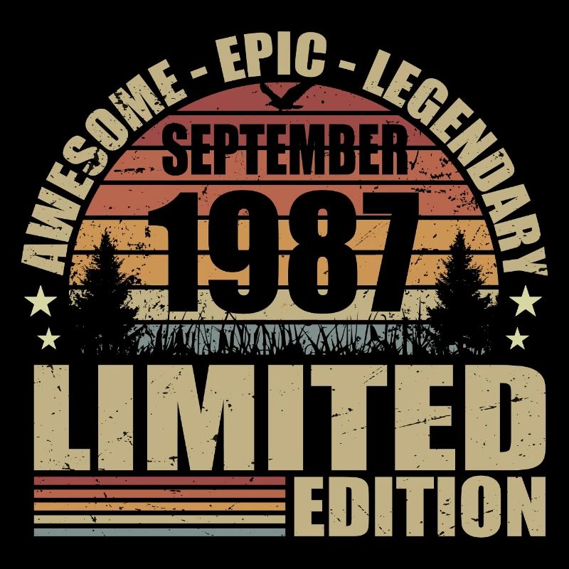 1987 septembre 1987 Anniversaire septembre 1987