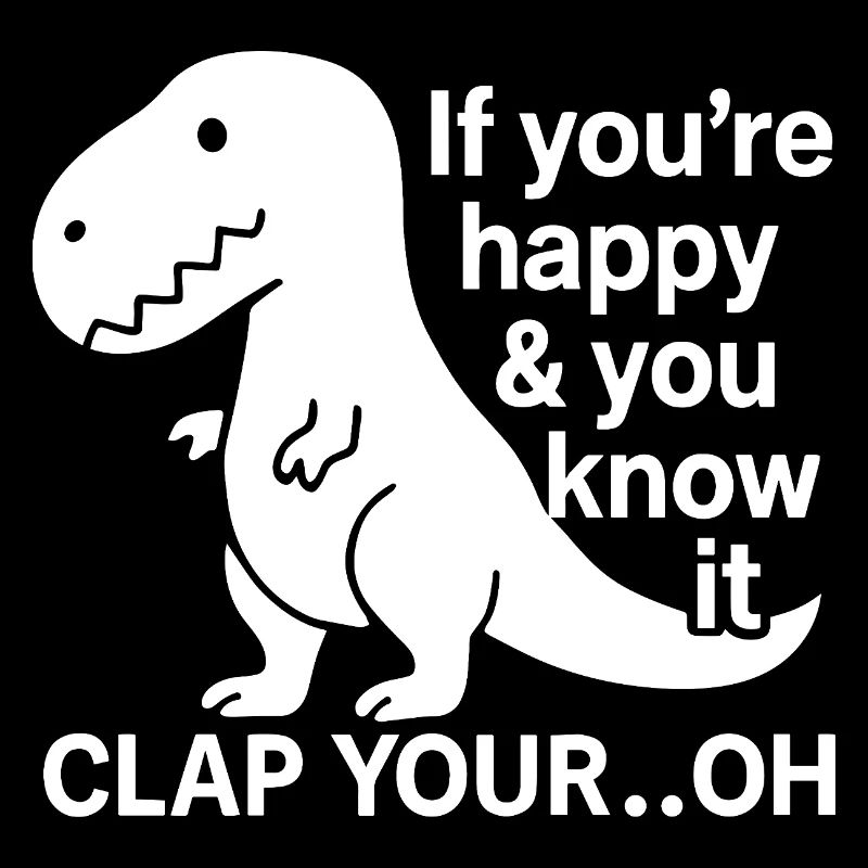 When you're happy and you know it, clap your