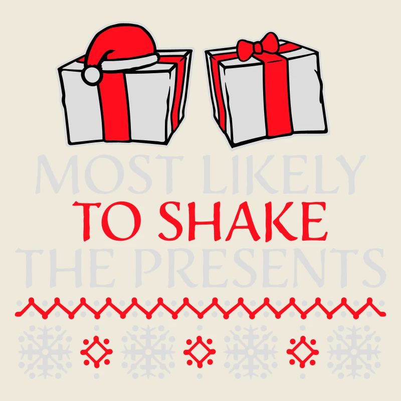 Most Likely to Shake the Presents Weihnachten Spaß