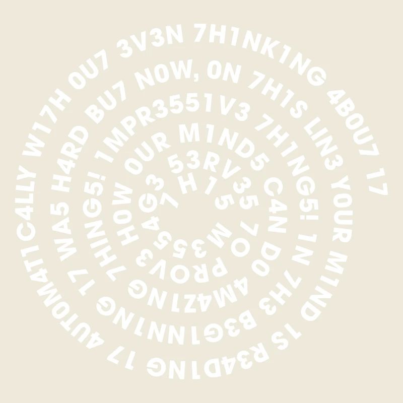 Spirale Leetspeak – Nerd Code 1337 Geek Design