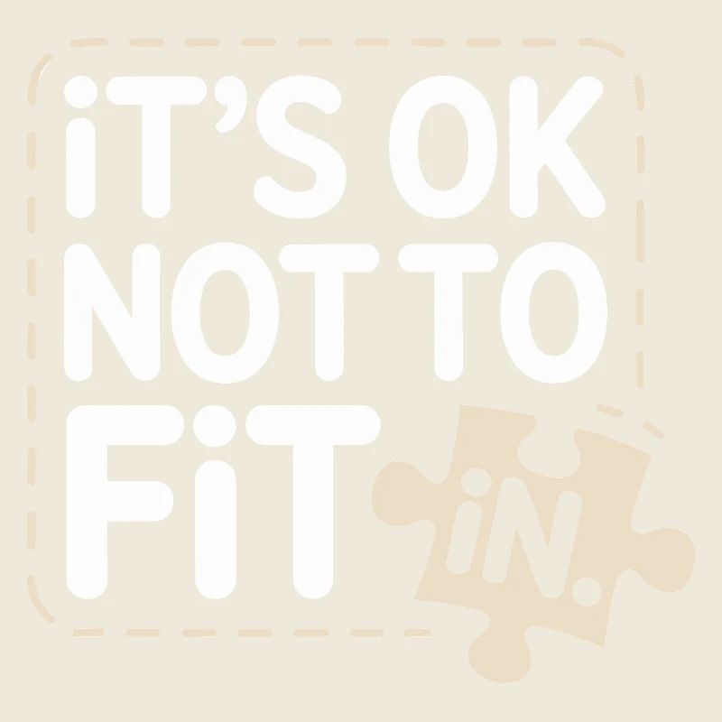 C’est normal de ne pas s’intégrer à la motivation de l’individualité