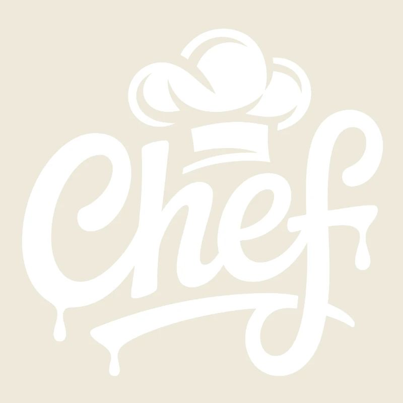 Chef logo lettering