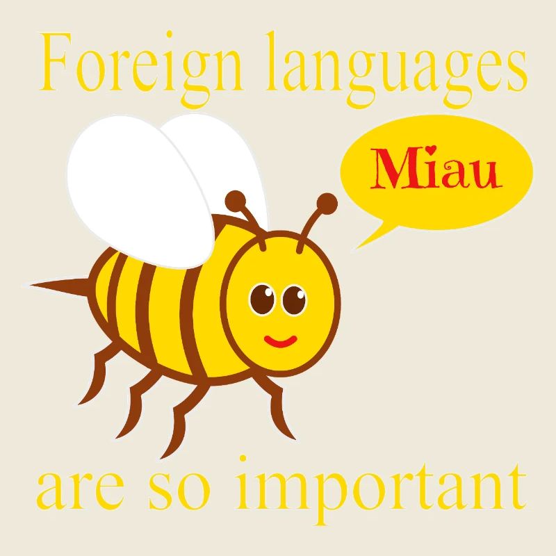 Bee with speech bubble