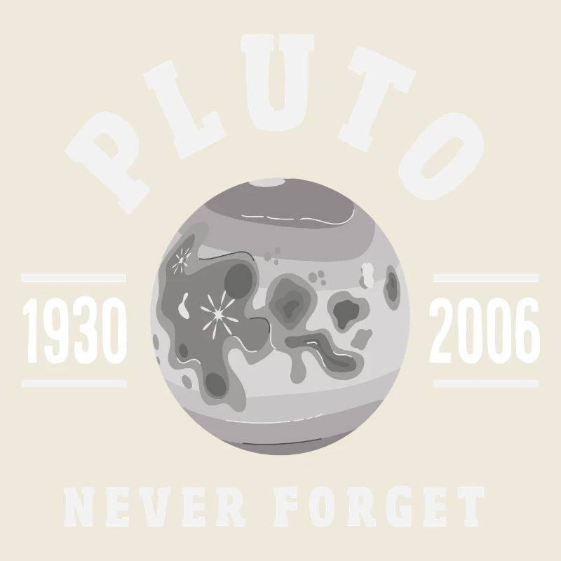 Pluto Vergiss Niemals 1930 2006 Planet