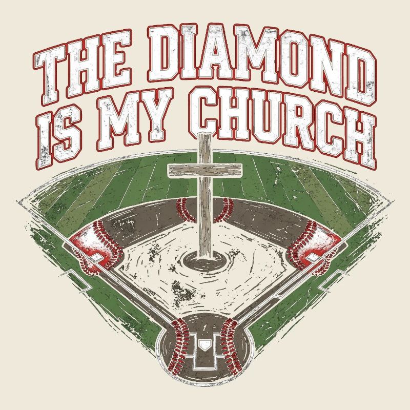 Le Diamond est le baseball chrétien de mon église