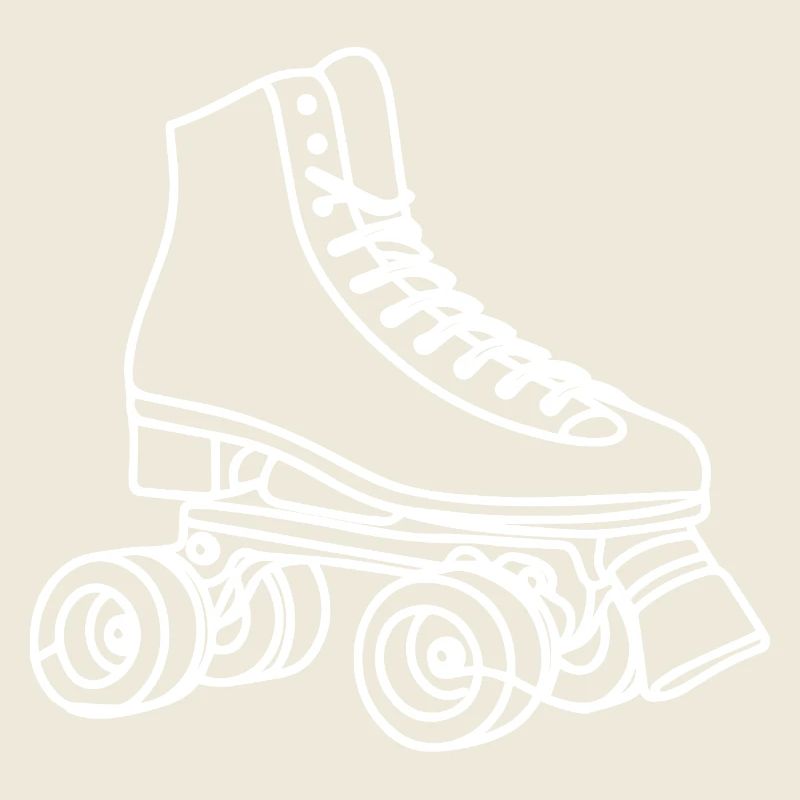 Roller Skates Zeichnung