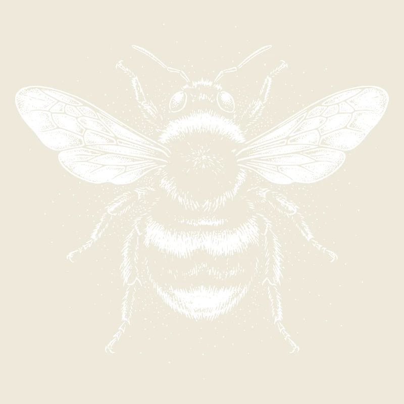 Monochrome Bee insect design