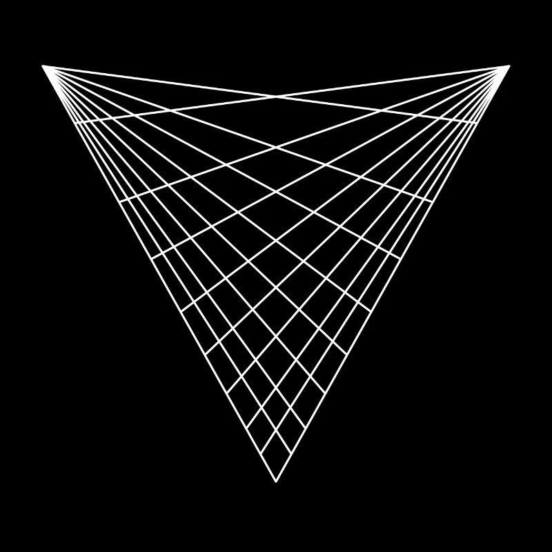 Sacred geometry / minimal hipster triangle symbol