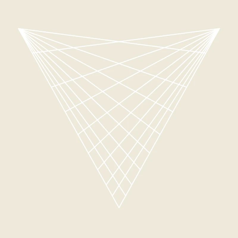 Sacred geometry / minimal hipster triangle symbol
