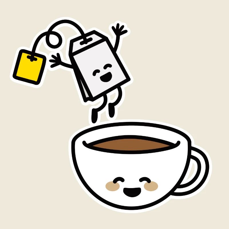 Teebeutel Tee Teetasse Teetrinker Teeliebhaber