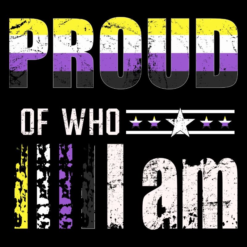 Proud of who I am non-binary LGBT