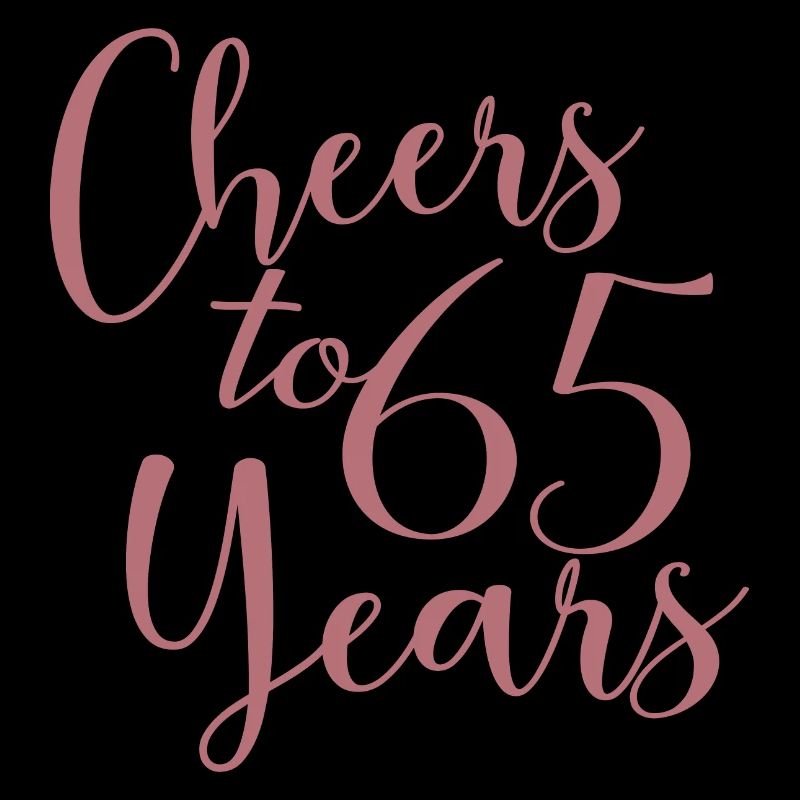 Vive 65 ans 65e anniversaire