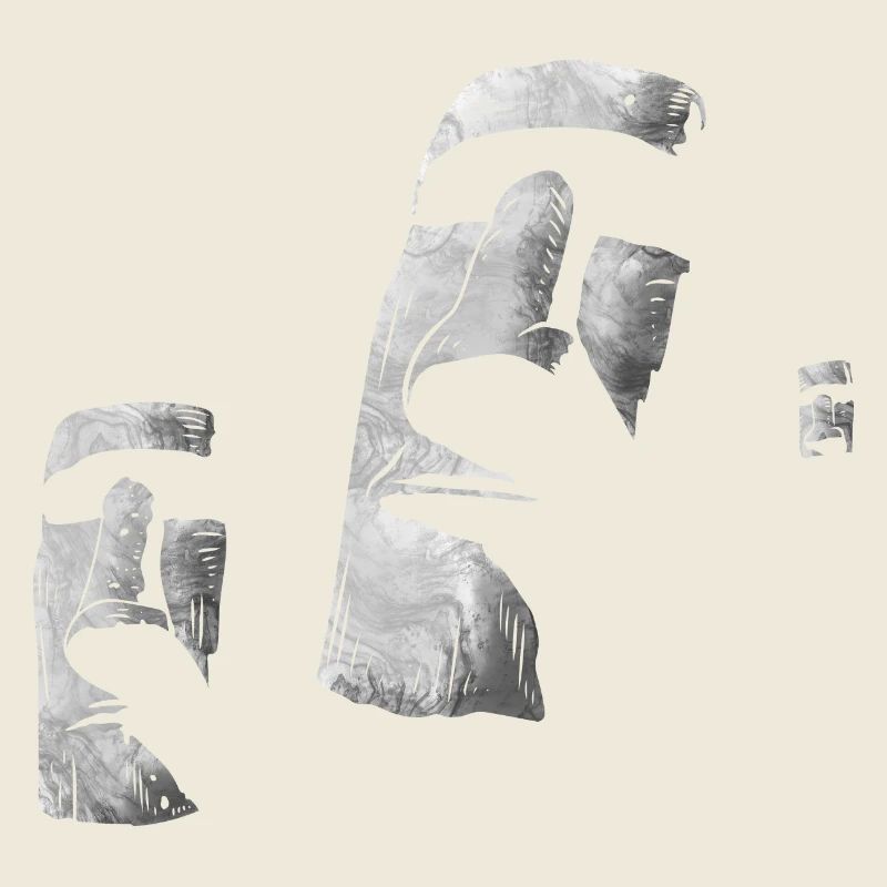 Moai Heads Easter Island Polynesia