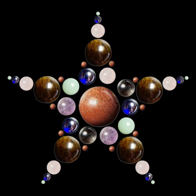 Etoile de pierre précieuse - Boules