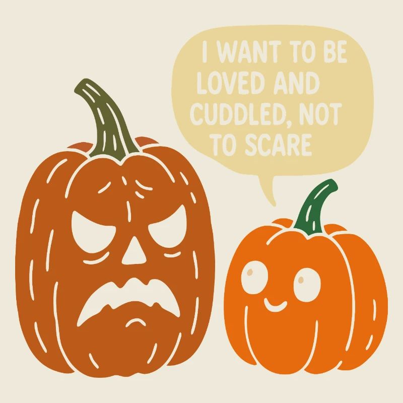 Cuddly Halloween Pumpkin Duo