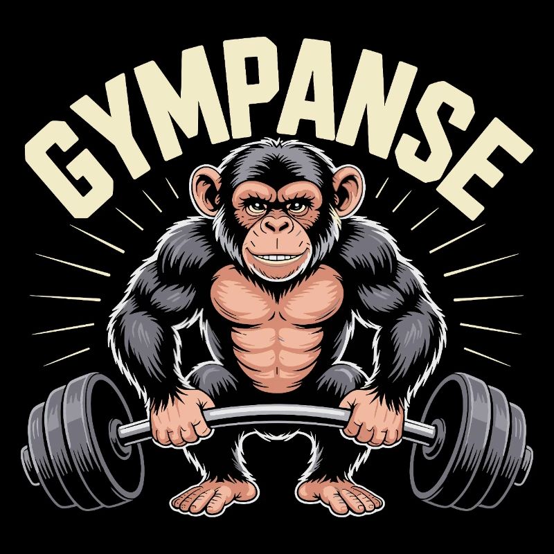 Gymchimp Strength Training Motif
