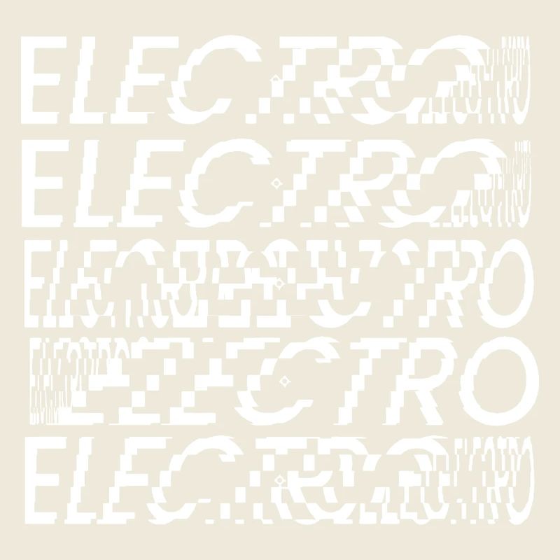Glitch Electro Typography