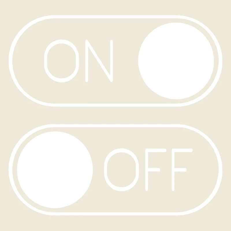 Toggle Graphic On Off Switch