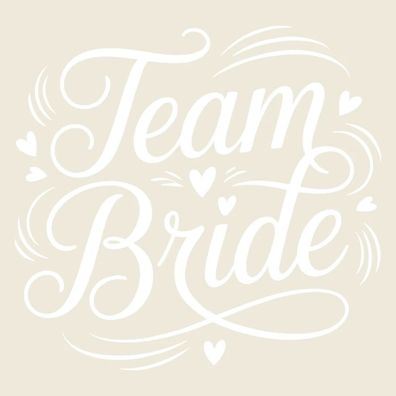 Team Bride Script Motiv