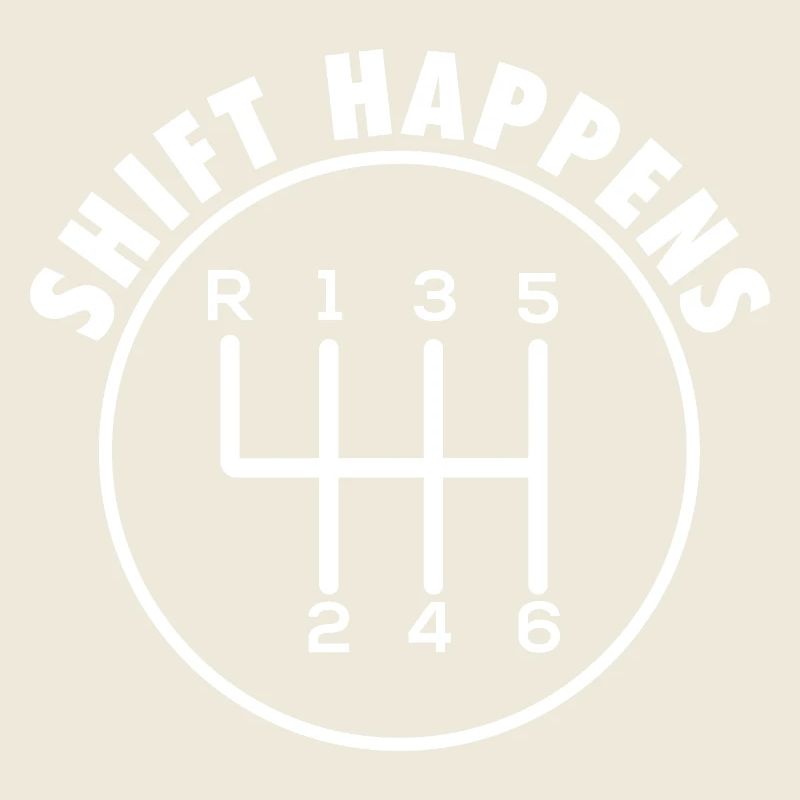 Shift Happens Manuelles Getriebe Auto Rennen Drift