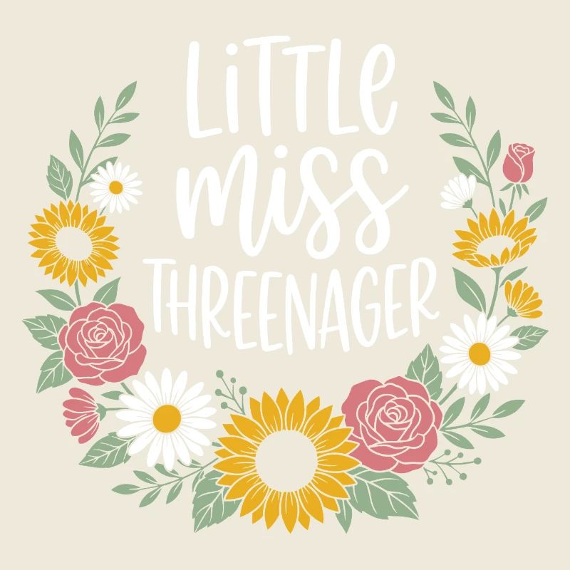 Threenager 3e anniversaire 3 ans Filles