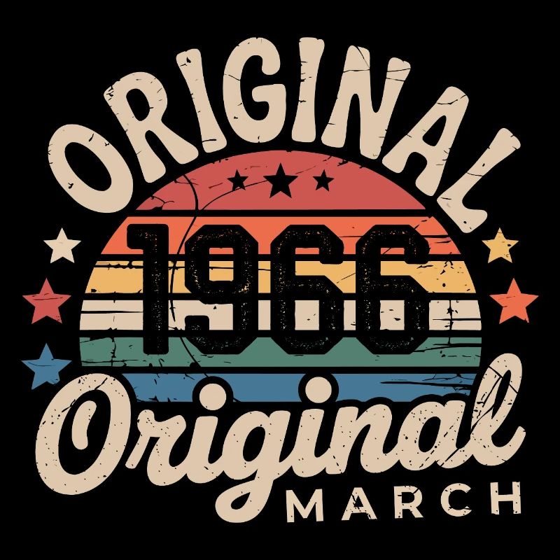 Born in March 1966 edition 1966 Vintage March 1966