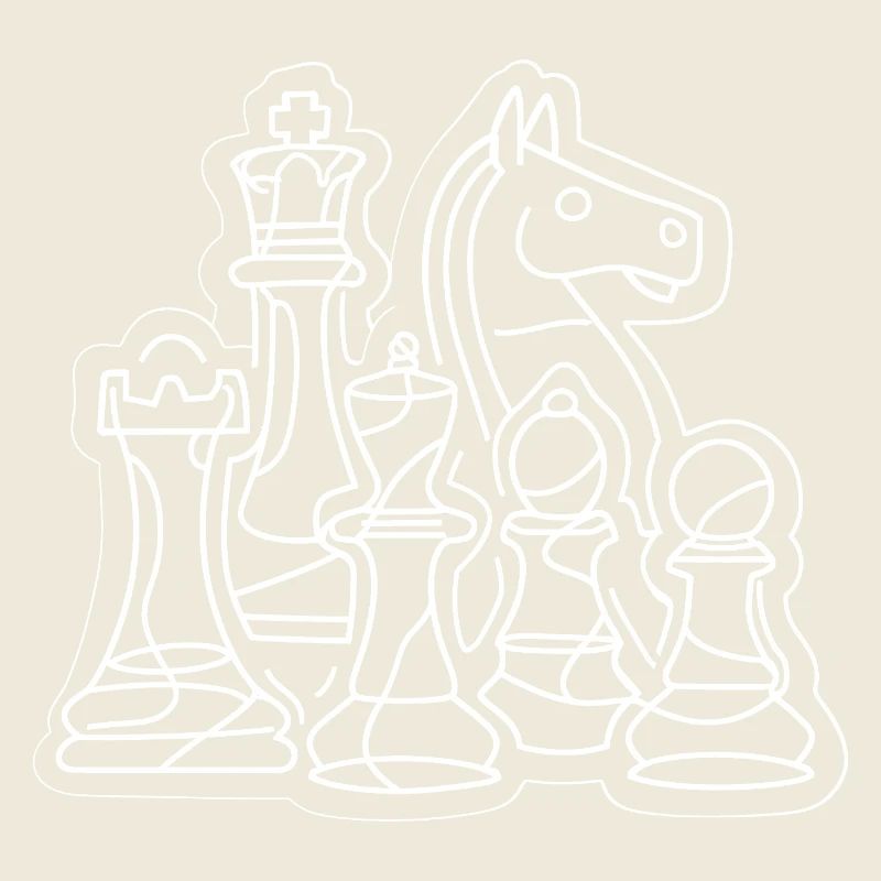 Cadeau de conception d’échecs pour hommes