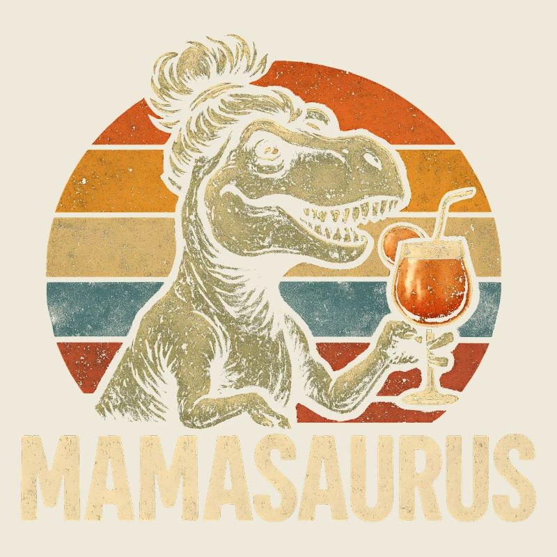 Mamasaurus Mama Mutter Geschenkidee Humor Lustig
