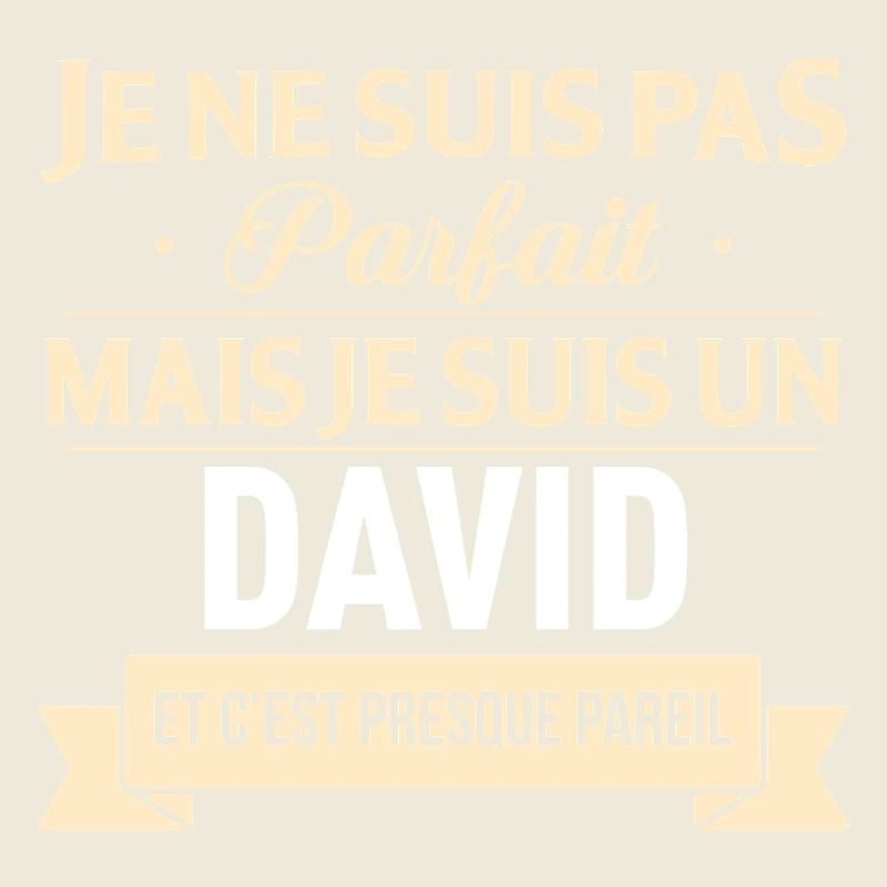 Je Ne Suis Pas Parfait Mais Je Suis Un David Et...